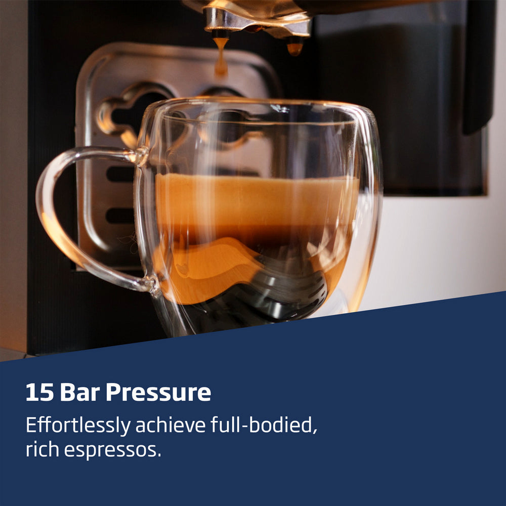Beko CEP5304X CaffeExperto Semi Automatic Espresso Coffee Machine with Integrated Milk Jug Silver – image 8 of 11