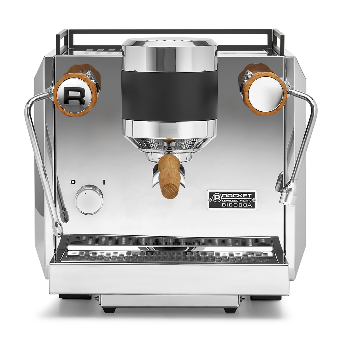 Rocket Espresso Bicocca Espresso Machine – Stainless Steel / Oak