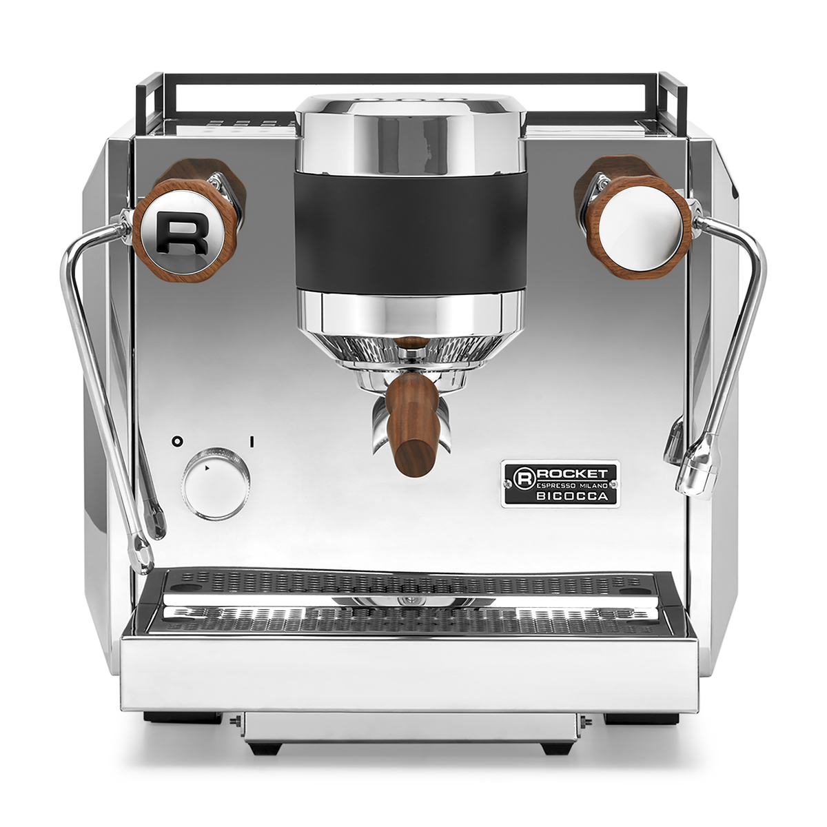 Rocket Espresso Bicocca Espresso Machine – Stainless Steel / Walnut