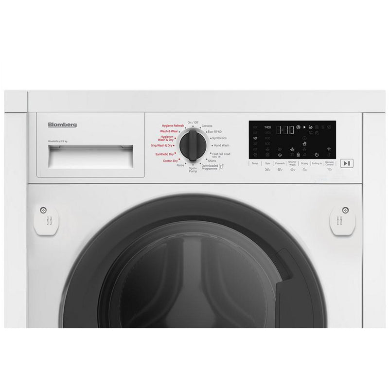 Blomberg LRI1854110 8kg+5kg 1400 Spin Built In Washer Dryer White – image 2 of 8