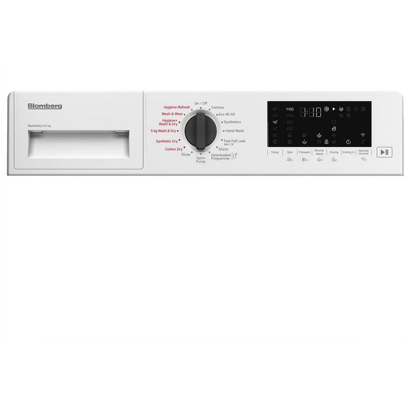 Blomberg LRI1854110 8kg+5kg 1400 Spin Built In Washer Dryer White – image 5 of 8