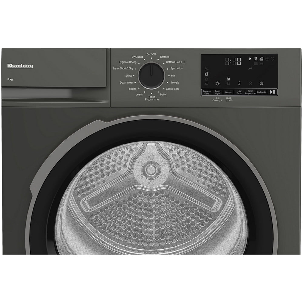 Blomberg LTA18321G 8kg Heat Pump Tumble Dryer Graphite – image 4 of 7