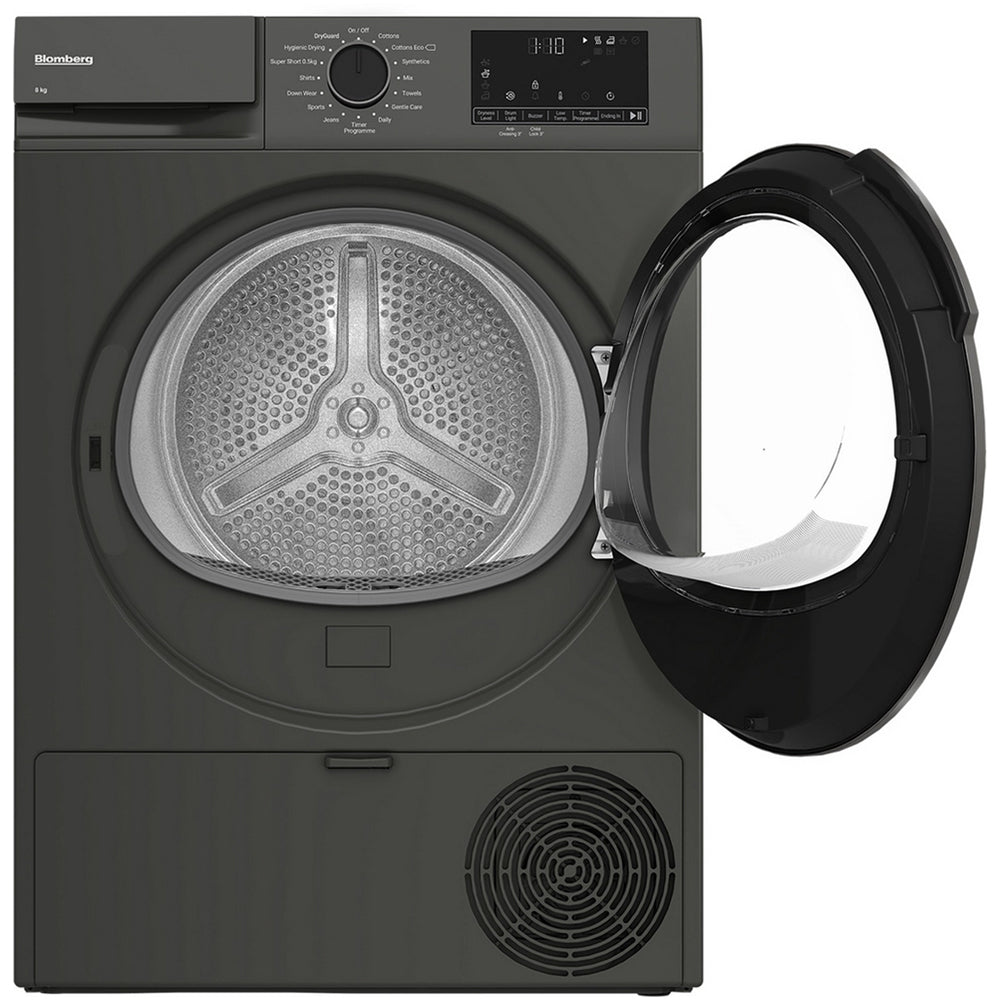 Blomberg LTA18321G 8kg Heat Pump Tumble Dryer Graphite – image 3 of 7
