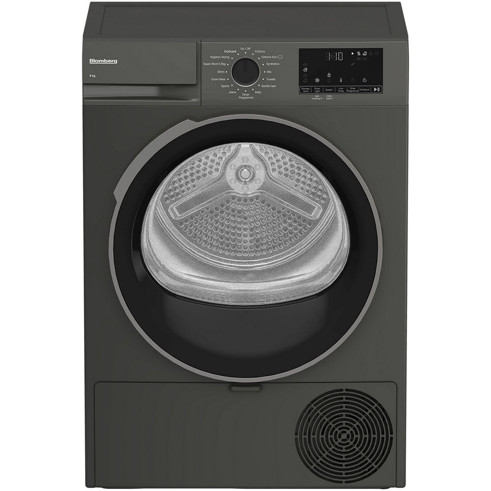 Blomberg LTA18321G 8kg Heat Pump Tumble Dryer Graphite – image 7 of 7