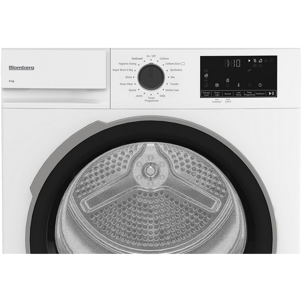 Blomberg LTA18321W 8kg Freestanding Heat Pump Tumble Dryer White – image 4 of 8