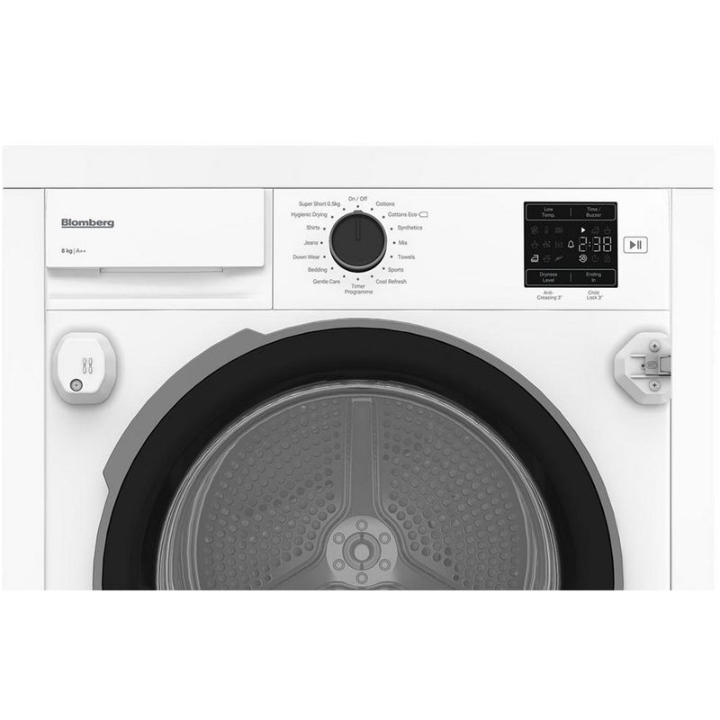 Blomberg LTDIP08310 8kg Integrated Condenser Tumble Dryer White – image 4 of 6