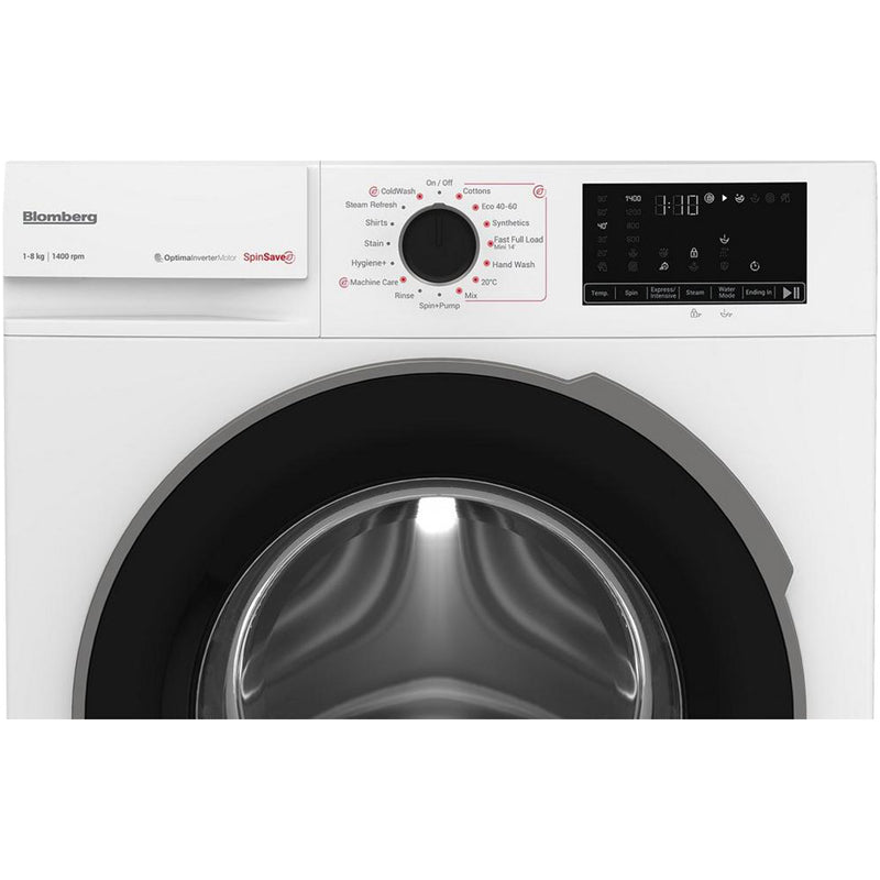 Blomberg LWA18461W 8kg 1400 Spin Washing Machine - White – image 6 of 9