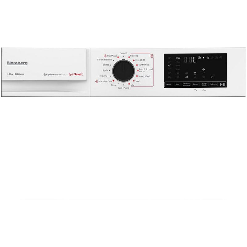 Blomberg LWA18461W 8kg 1400 Spin Washing Machine - White – image 8 of 9