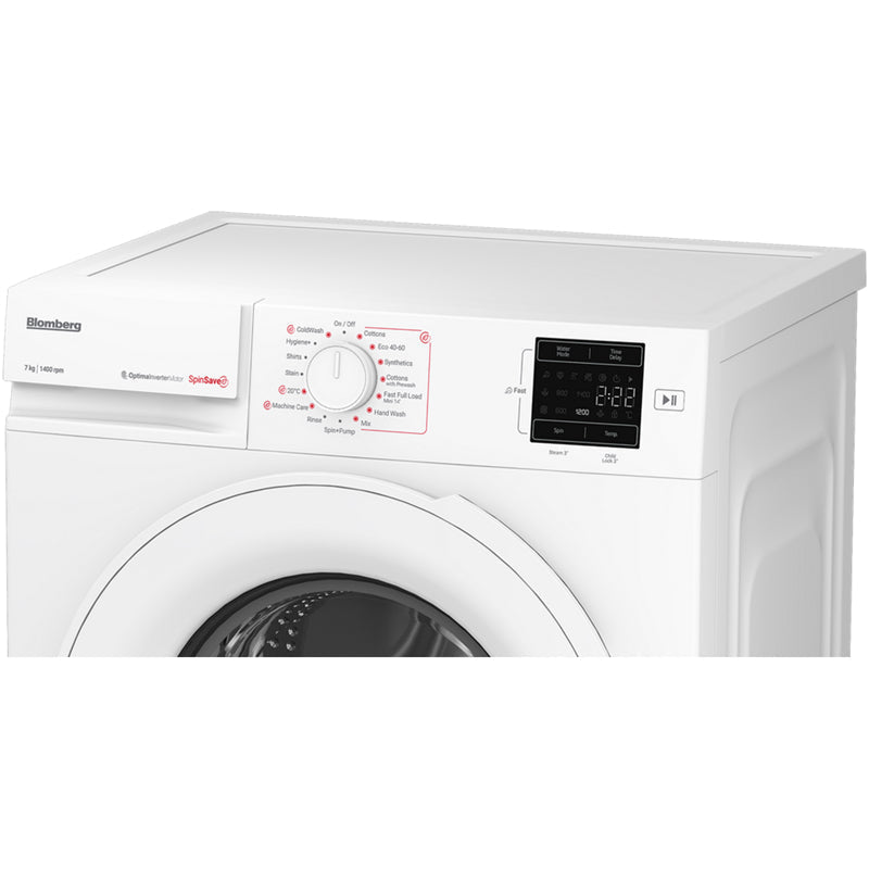 Blomberg LWA27461W 7kg 1400 Spin Washing Machine White – image 6 of 9