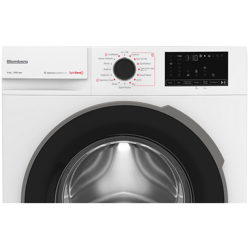 Blomberg LWA29461W 9kg 1400 Spin Washing Machine White – image 6 of 9