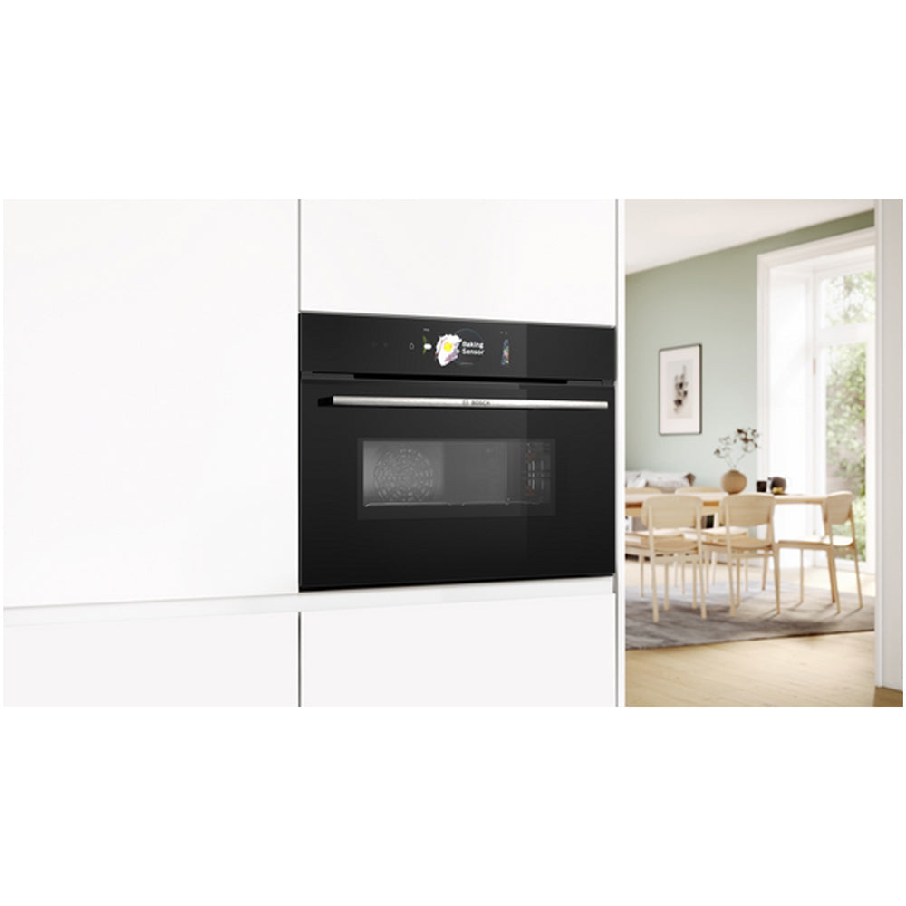 Bosch CMG778NB1 Series 8 45L Built-In Combi Microwave - Black – image 6 of 11