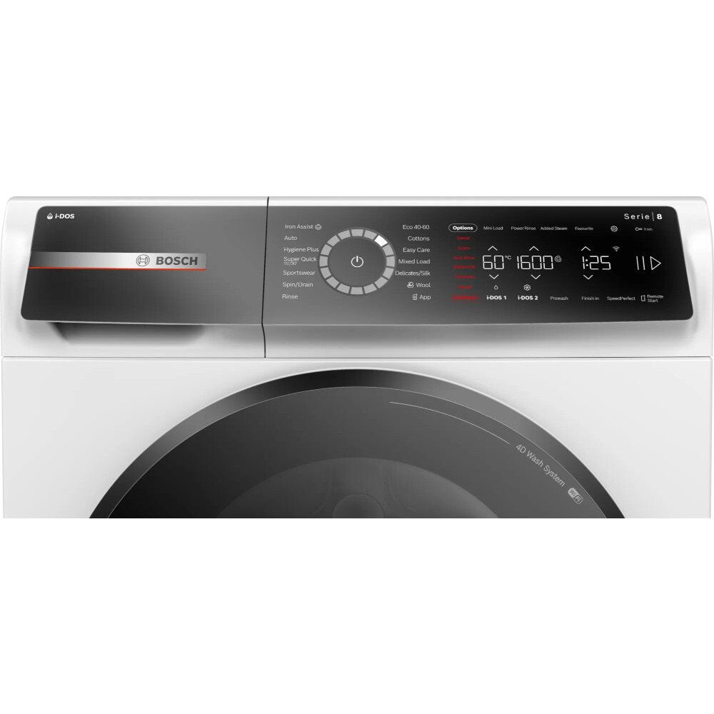 Bosch WGB256A1GB Series 8 i-DOS WiFi enabled 10 kg 1400 Spin Washing Machine White – image 2 of 17