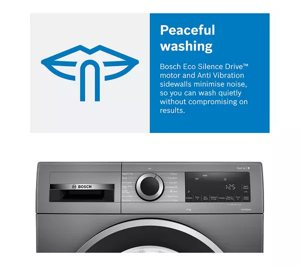Bosch WGE03408GB Series 2 8kg 1400 Spin Washing Machine White – image 7 of 13