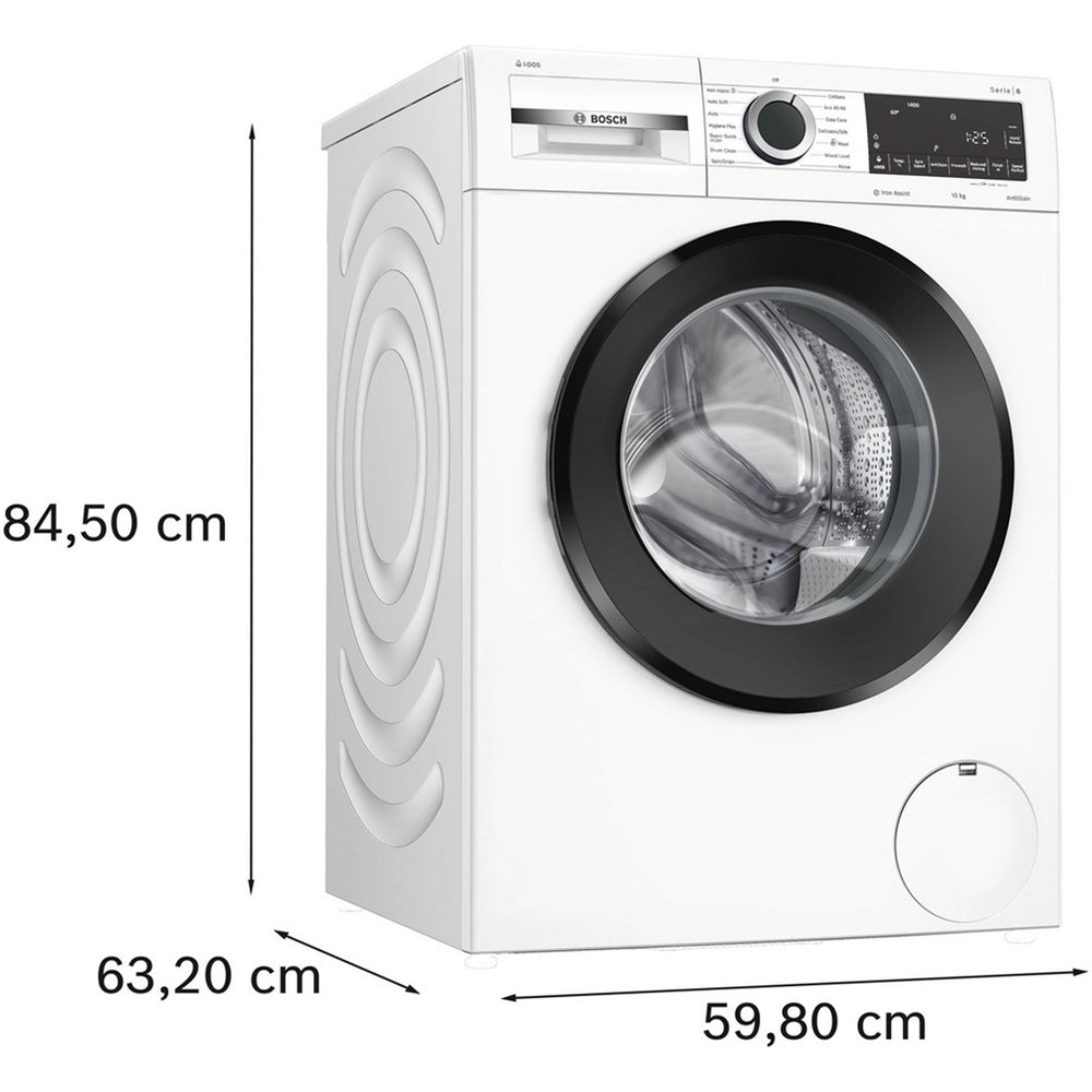 Bosch Series 6 WGG254F1GB 10kg 1400 Spin Washing Machine White - A Rated – image 2 of 11