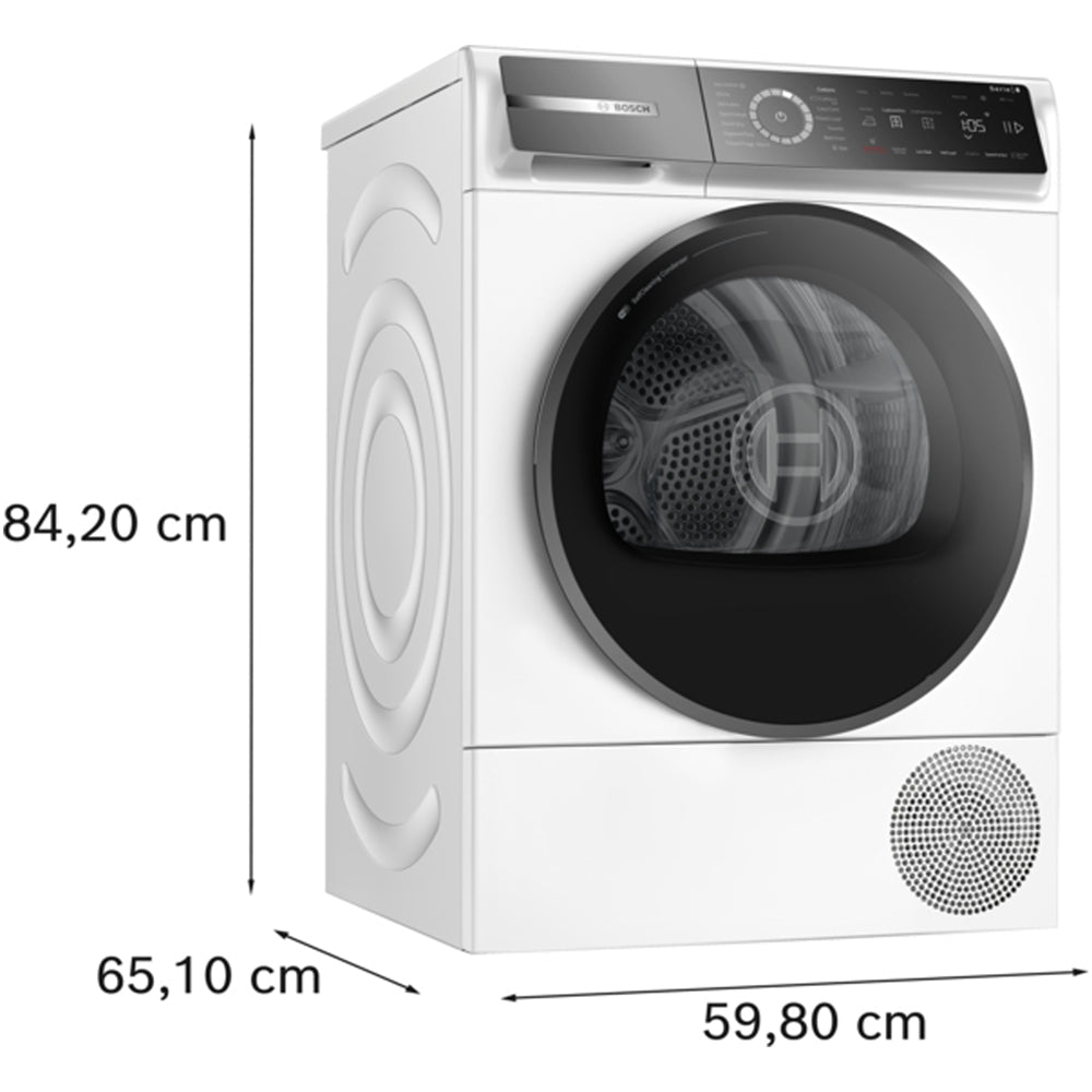 Bosch WQB246C9GB Series 8 9kg Heat Pump Tumble Dryer White - A+++ Rated – image 6 of 11