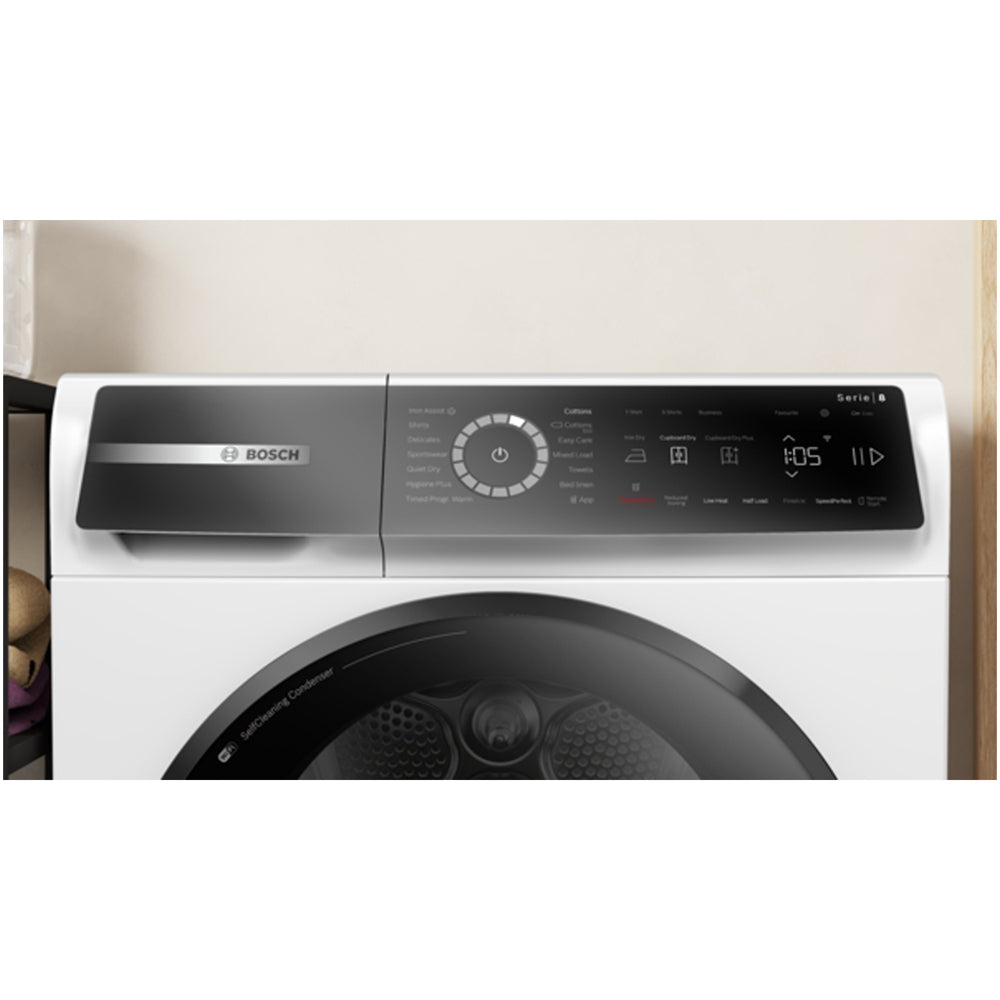 Bosch WQB246C9GB Series 8 9kg Heat Pump Tumble Dryer White - A+++ Rated – image 2 of 11
