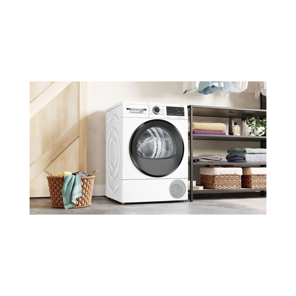 Bosch WQG24502GB Series 6 9kg Heat Pump Tumble Dryer White - A+++ Rated – image 2 of 8