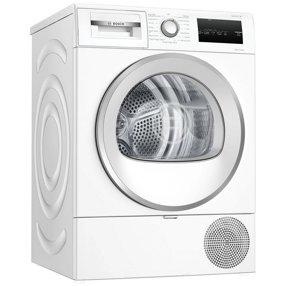 Bosch WTH85224GB Series 4 8kg Heat Pump Tumble Dryer White – image 3 of 12