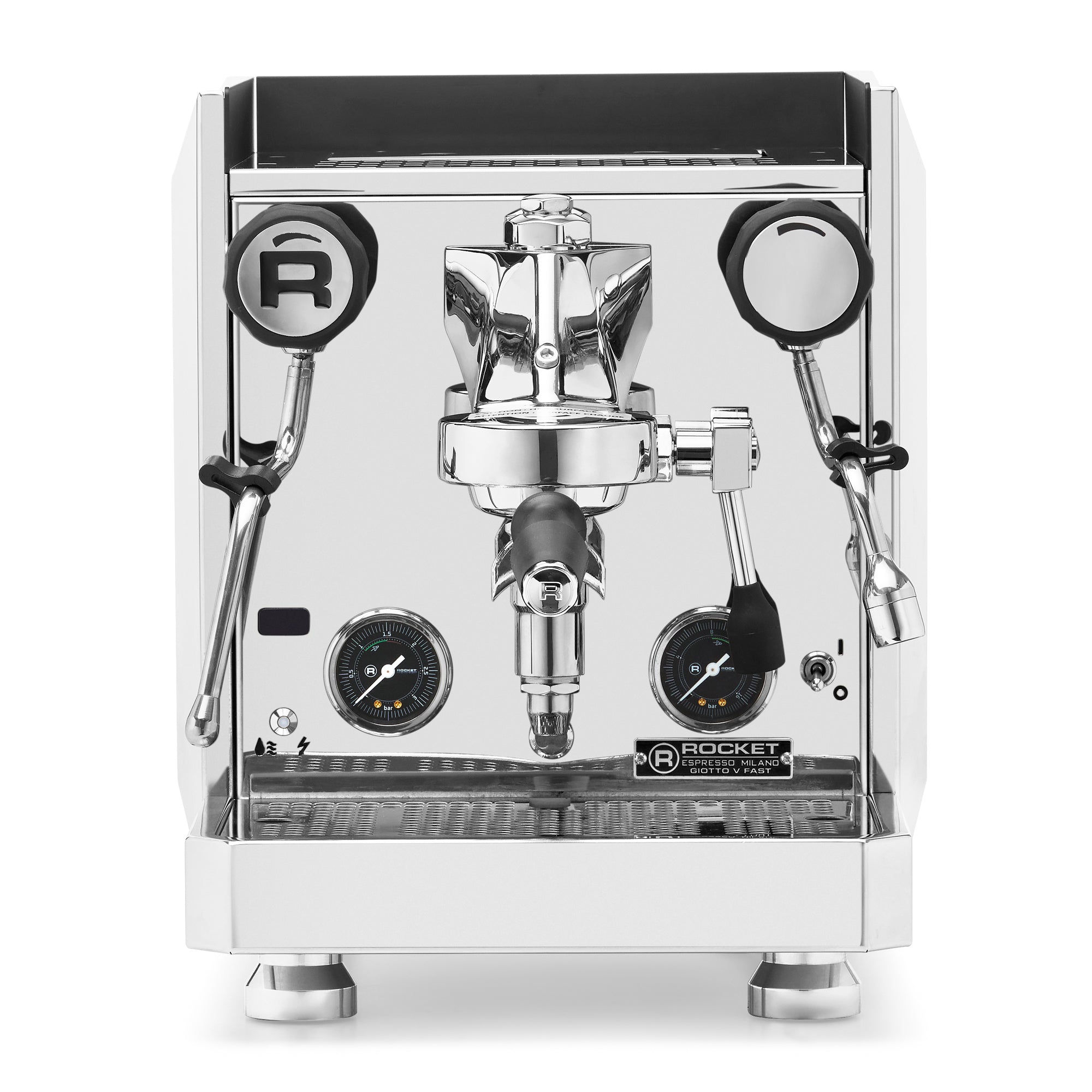 Rocket Espresso Giotto FAST V Espresso Machine – Stainless Steel / No Accents / No Flow Control