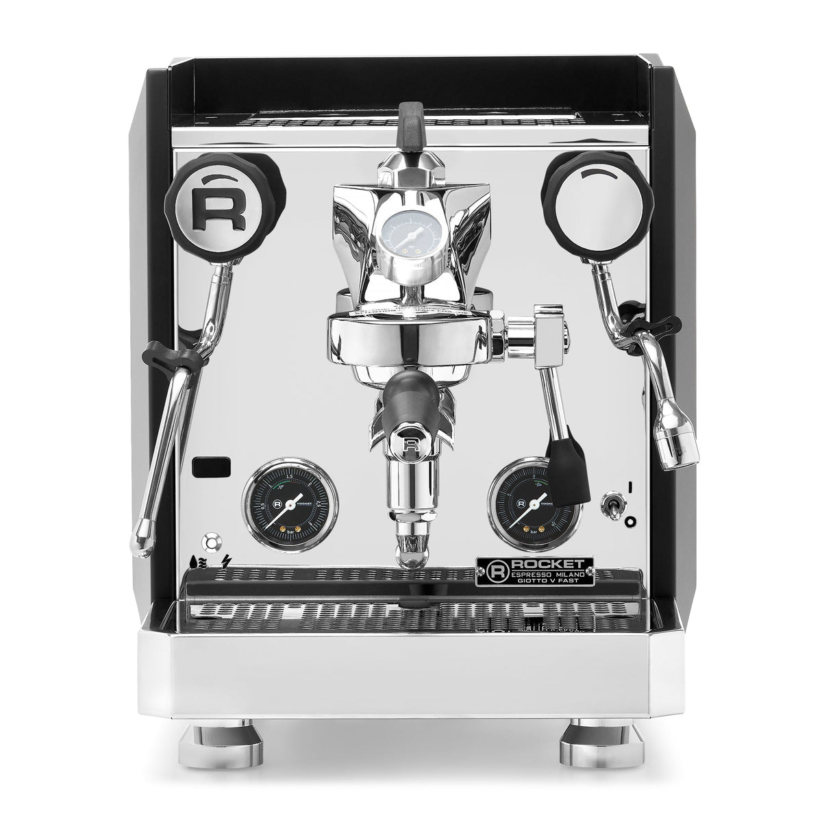 Rocket Espresso Giotto FAST V Espresso Machine – Black / No Accents / Flow Paddle