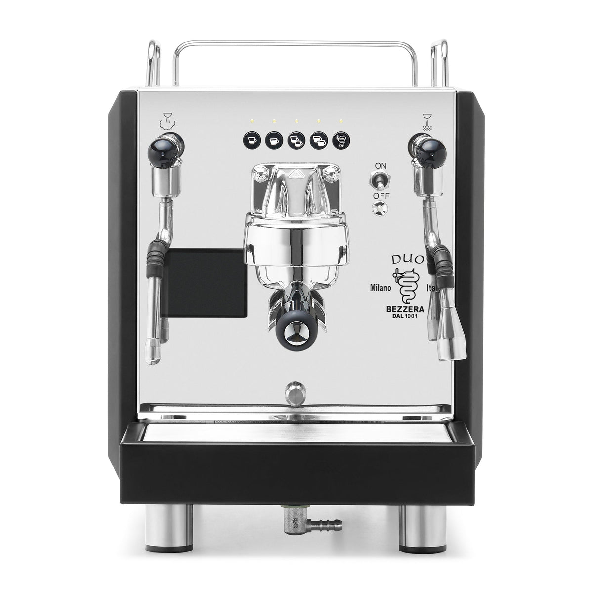 Bezzera DUO DE Espresso Machine – Black / No Accents