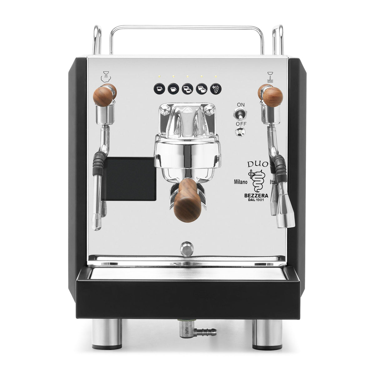 Bezzera DUO DE Espresso Machine – Black / Walnut