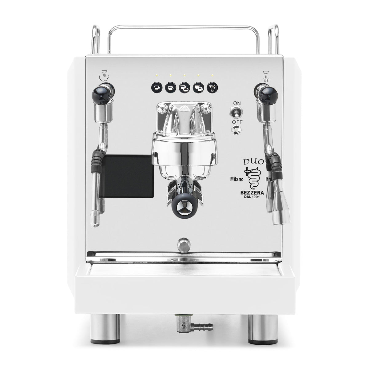 Bezzera DUO DE Espresso Machine – White / No Accents
