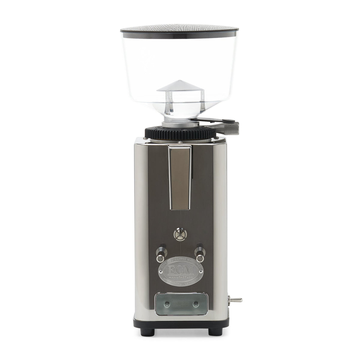 ECM S-Automatik 64 Espresso Grinder – Stainless Steel / Original / Blackened Oak