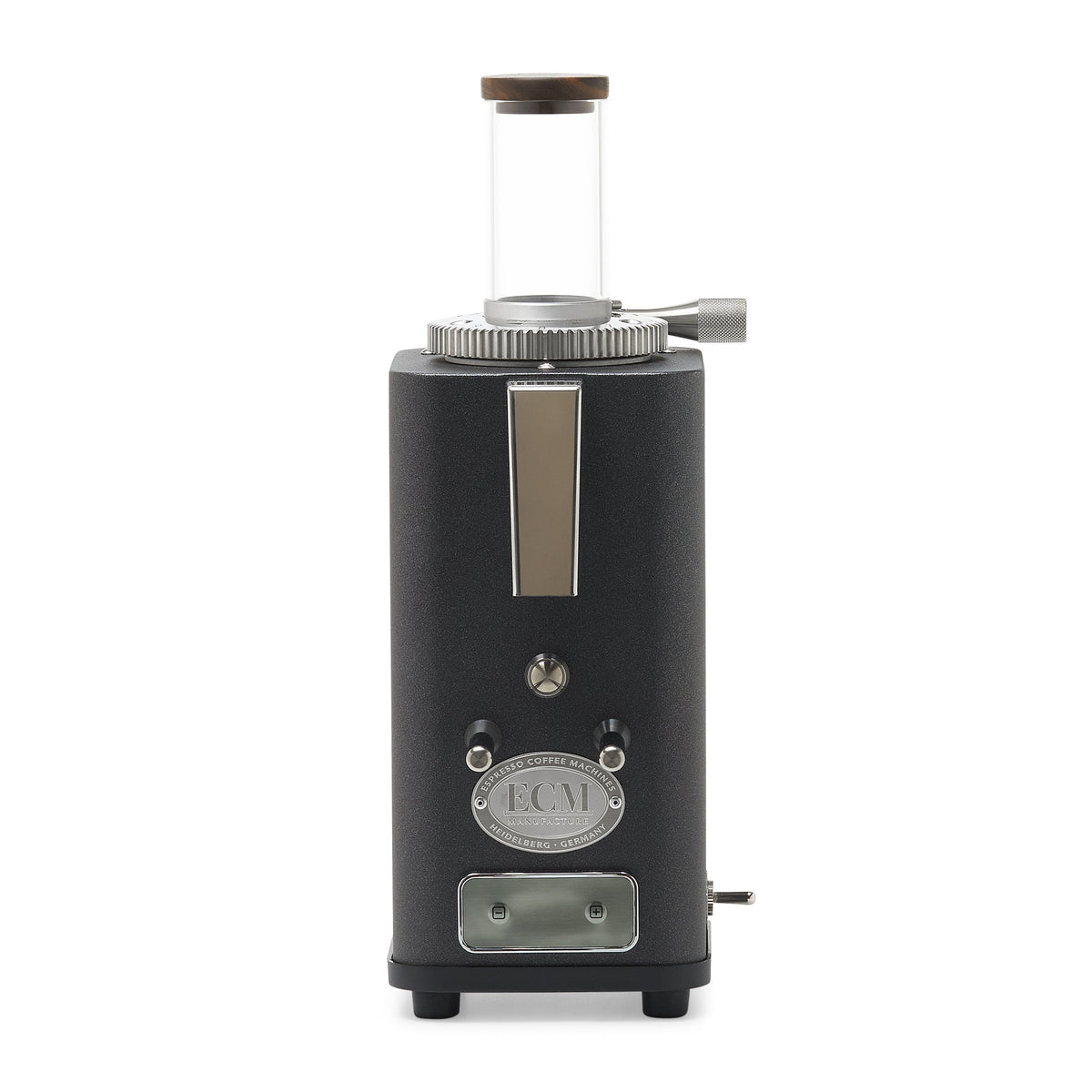 ECM S-Automatik 64 Espresso Grinder – Anthracite / Day Hopper / Walnut