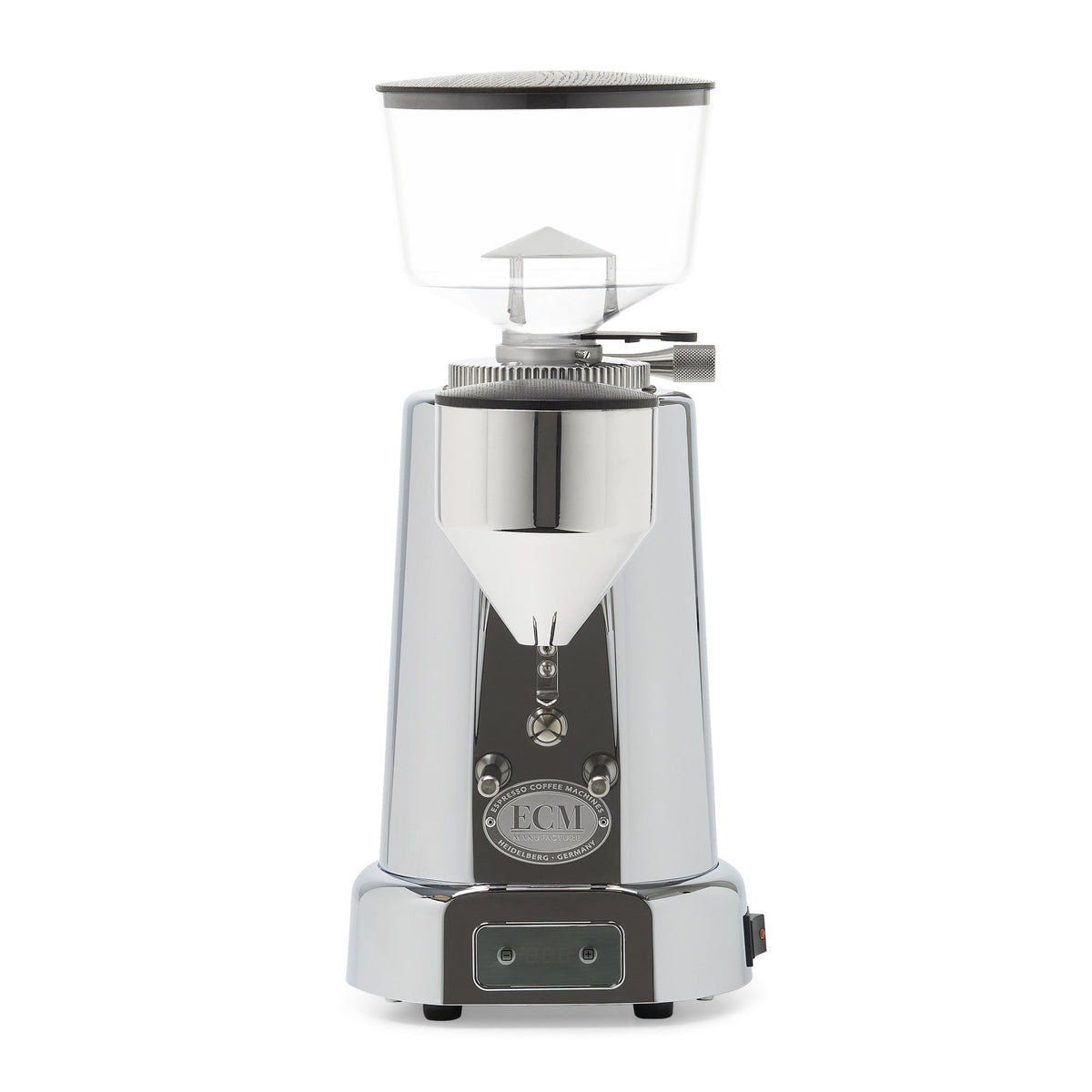 ECM V-Titan 64 Espresso Grinder – Stainless Steel / Original / Blackened Oak