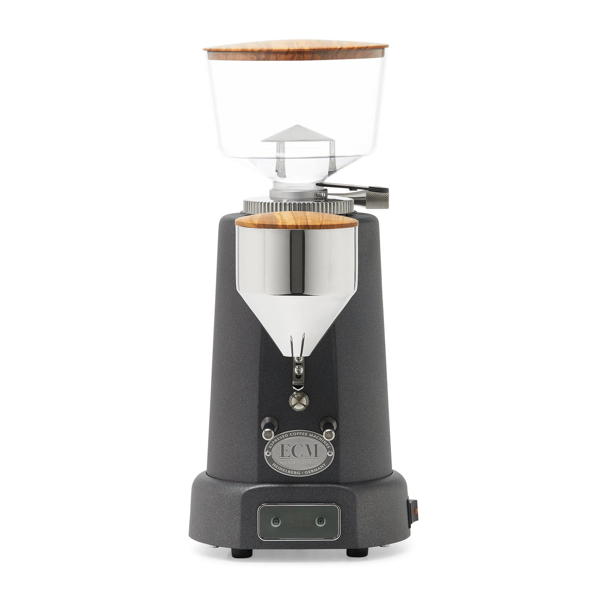 ECM V-Titan 64 Espresso Grinder – Anthracite / Original / Olive Wood