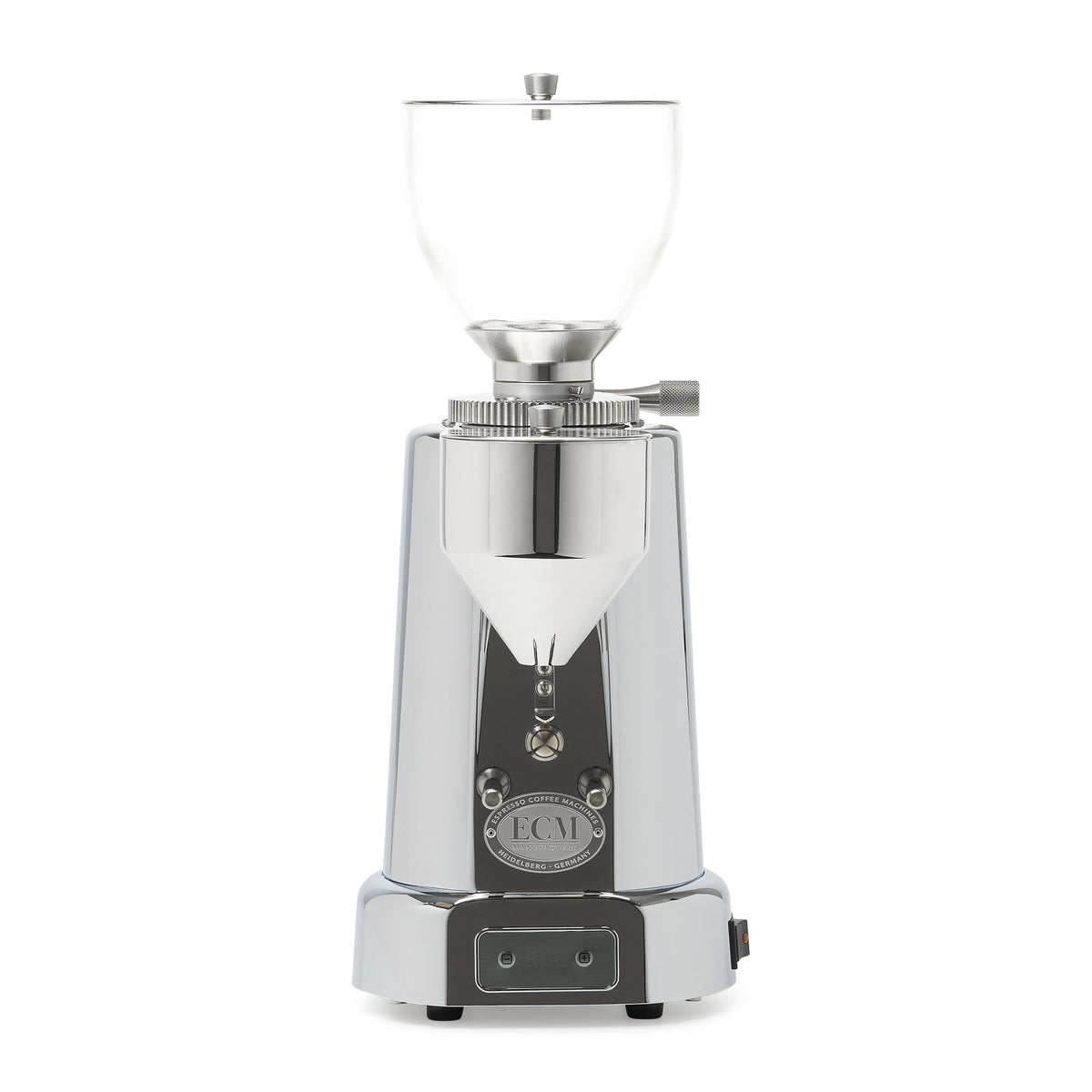 ECM V-Titan 64 Espresso Grinder – Stainless Steel / Glass / Stainless Steel