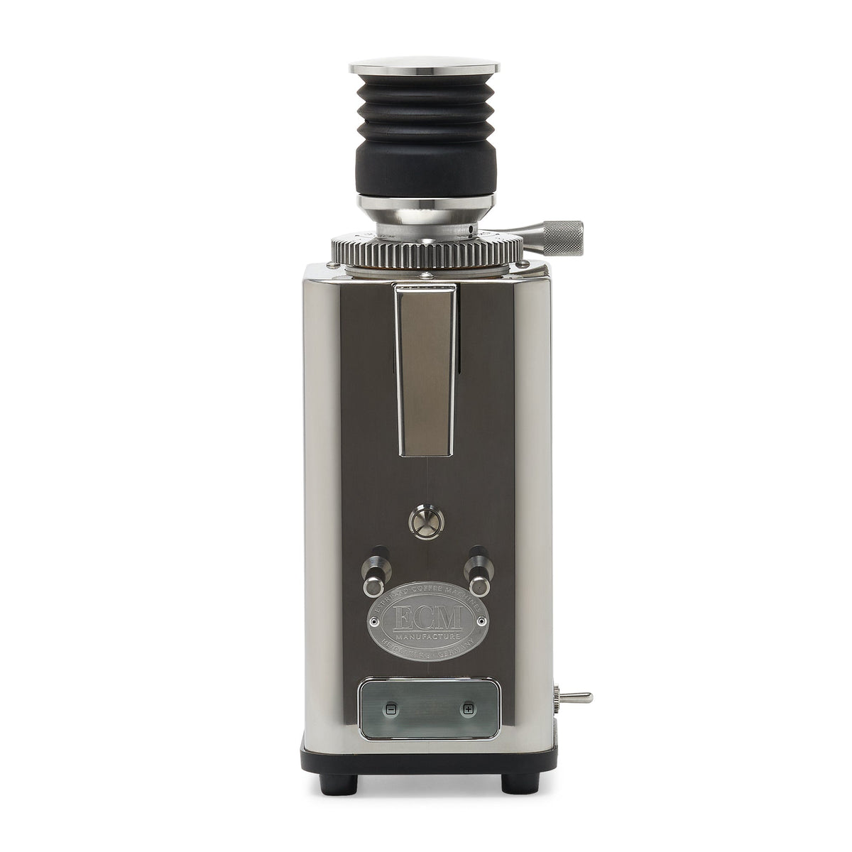 ECM S-Automatik 64 Espresso Grinder – Stainless with Gear / Bellows / No Accents