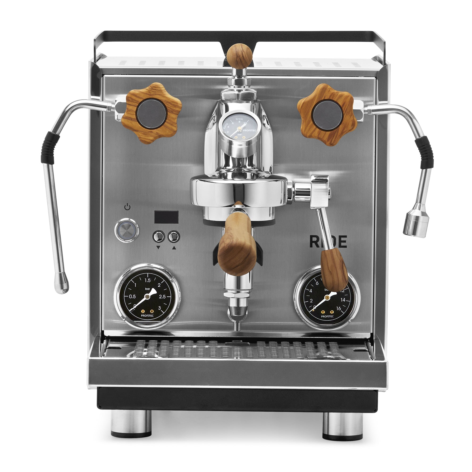 Profitec RIDE Espresso Machine – Rotary / Olive Wood / Flow Control
