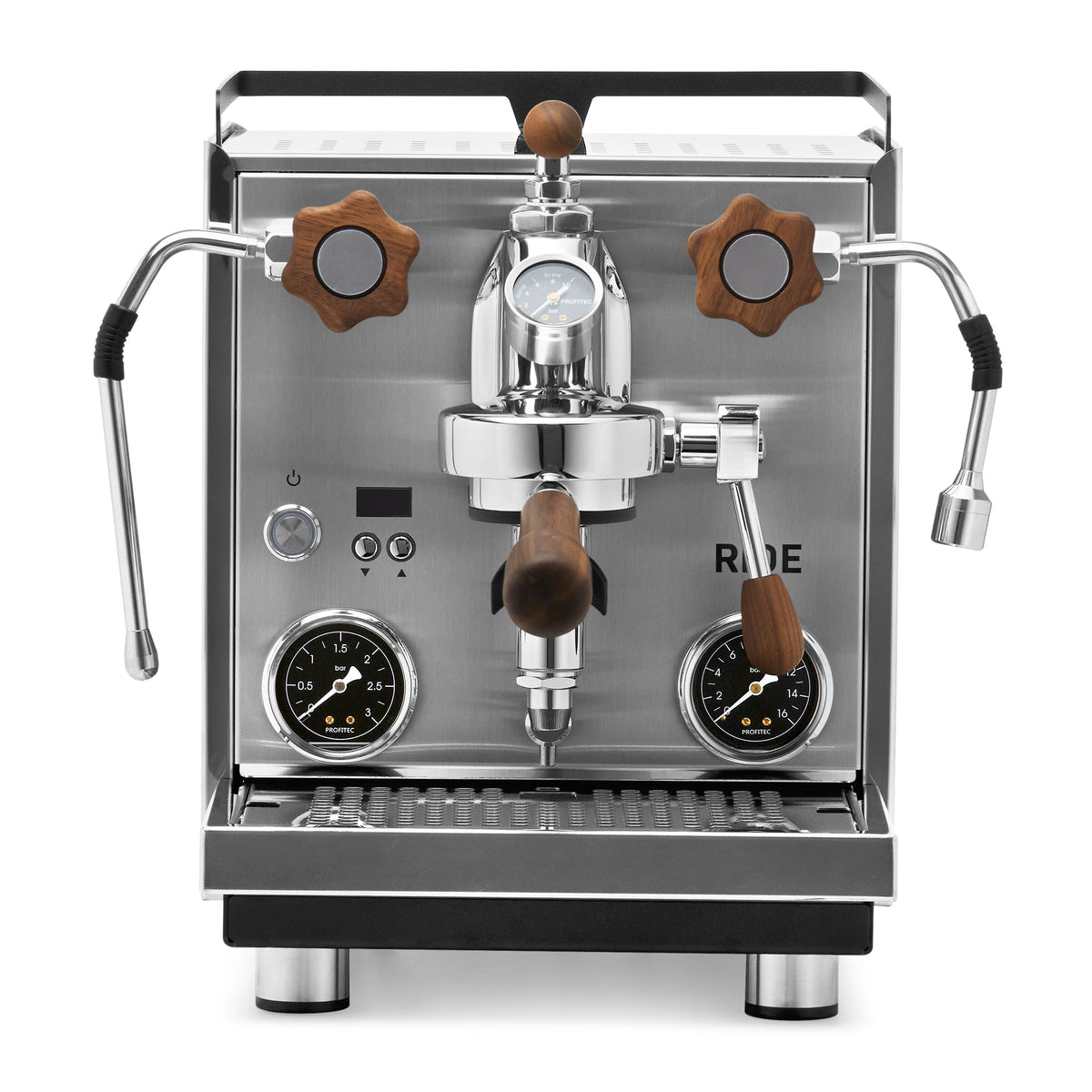 Profitec RIDE Espresso Machine – Rotary / Walnut / Flow Control