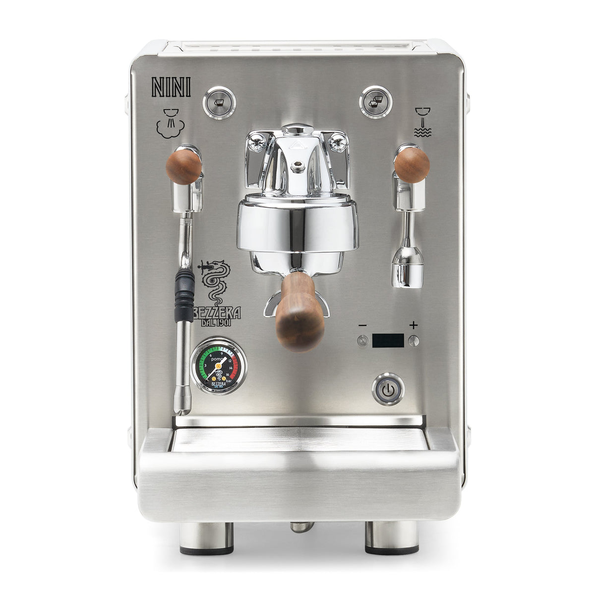 Bezzera NINI DE PID – White / No Flow Control / Walnut