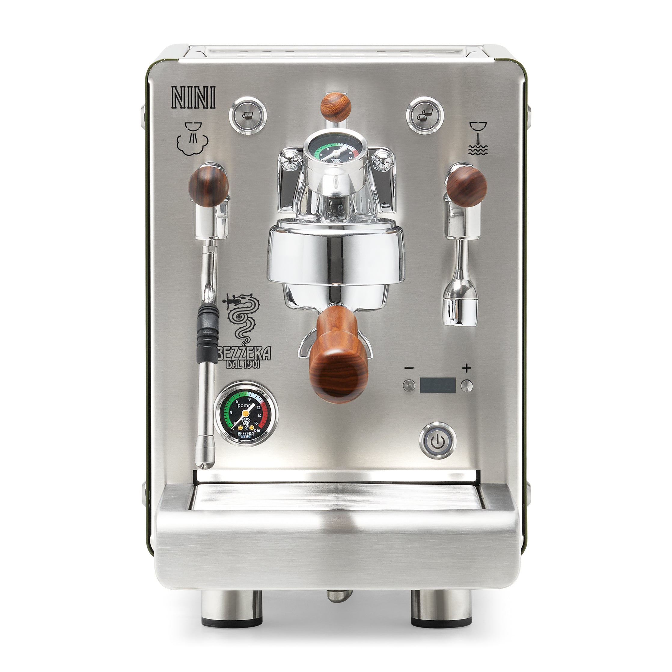 Bezzera NINI DE PID – Green / Flow Control / Rosewood