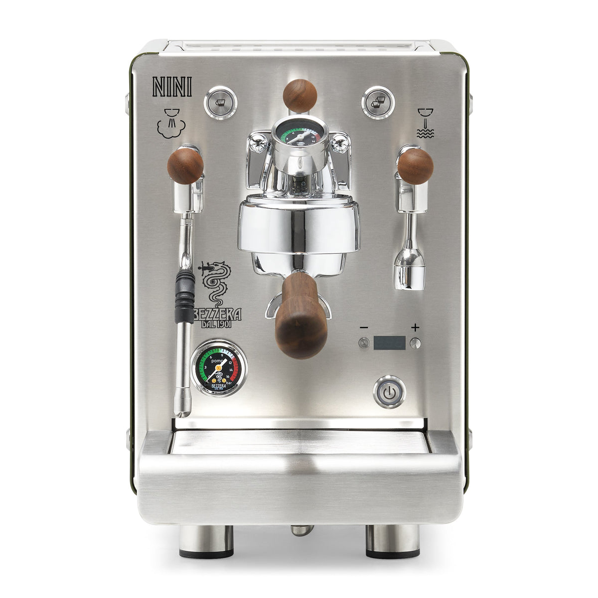 Bezzera NINI DE PID – Green / Flow Control / Walnut
