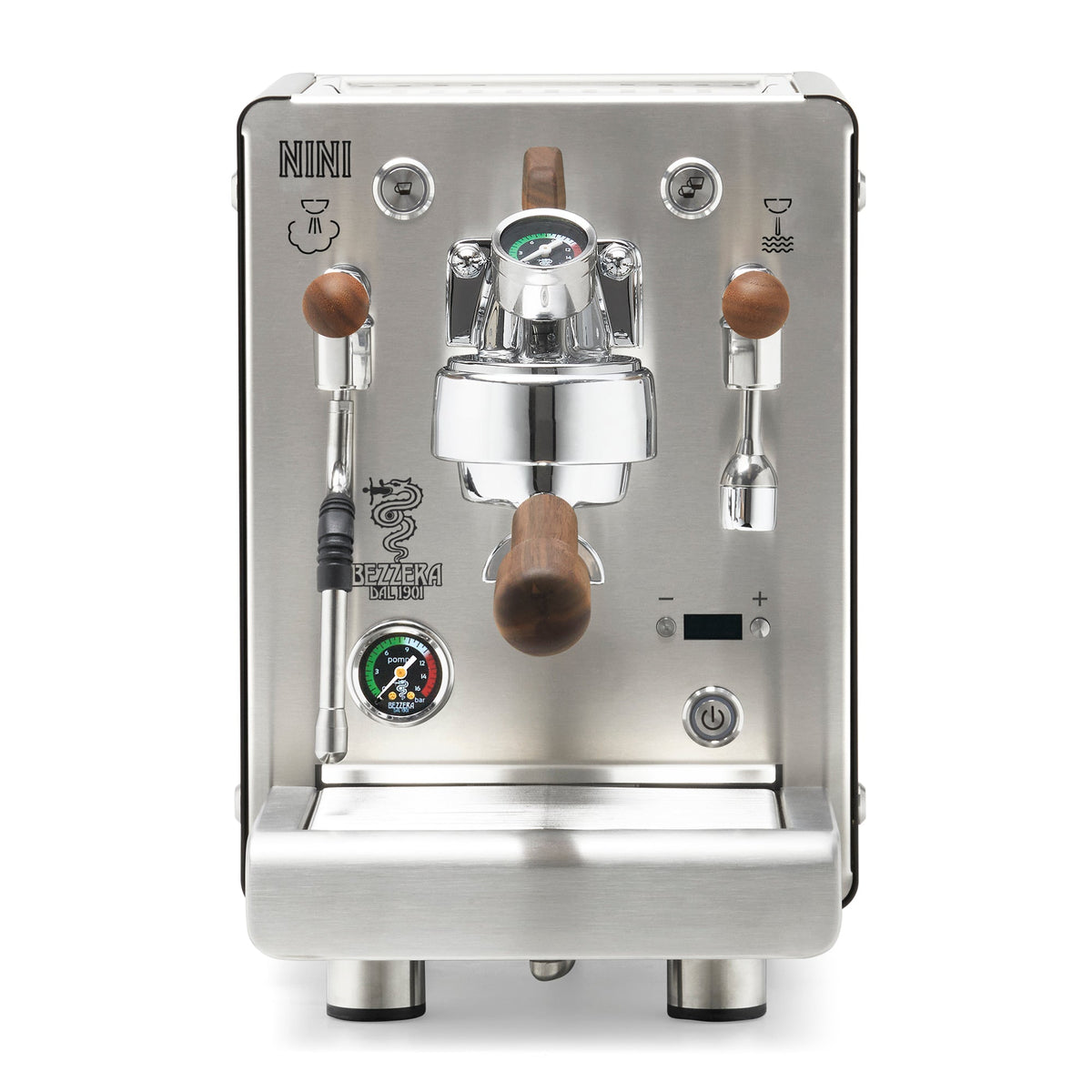 Bezzera NINI DE PID – Black / Flow Paddle / Walnut