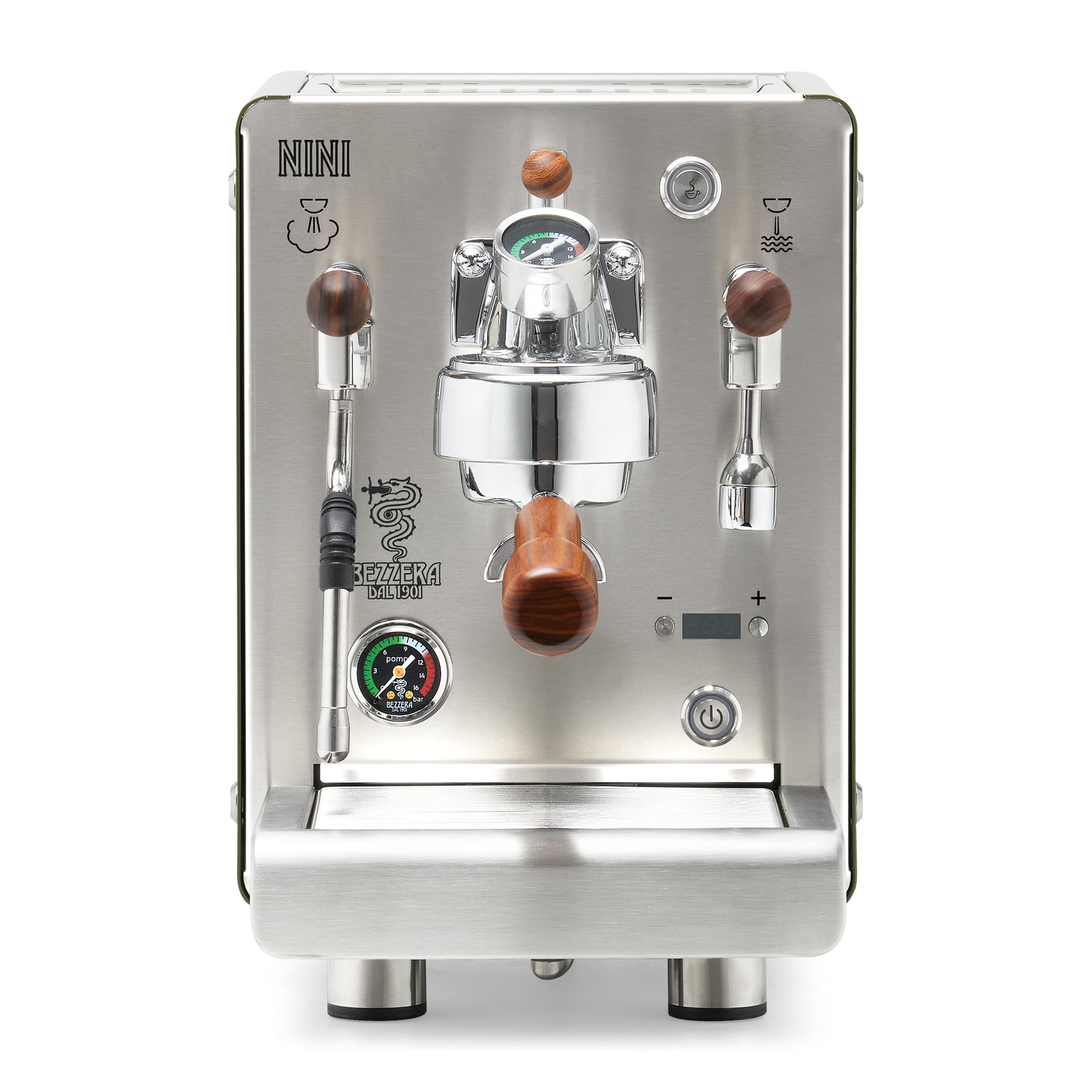Bezzera NINI PM PID – Green / Flow Control / Rosewood