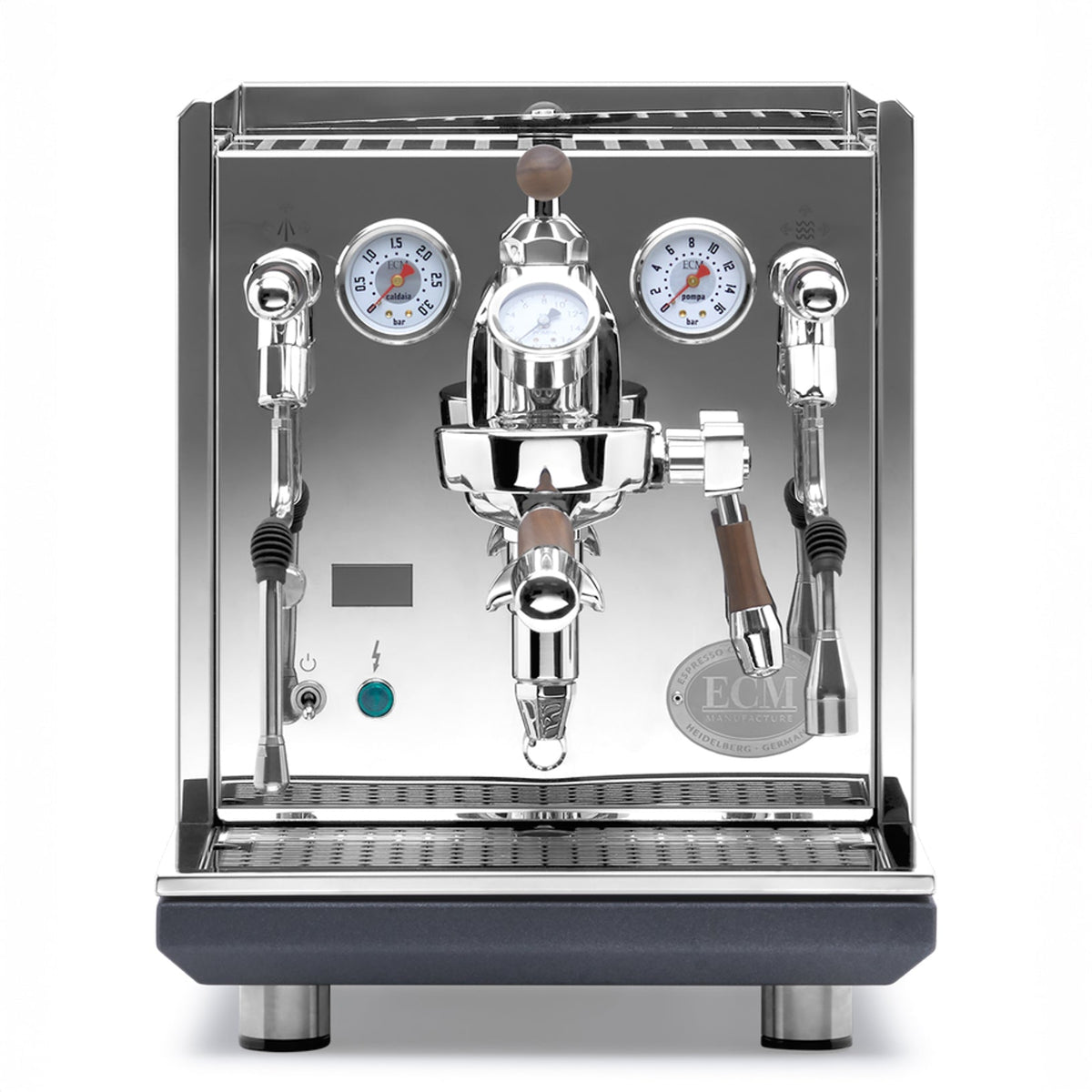 ECM Synchronika II Espresso Machine – Elegant Walnut / Flow Control
