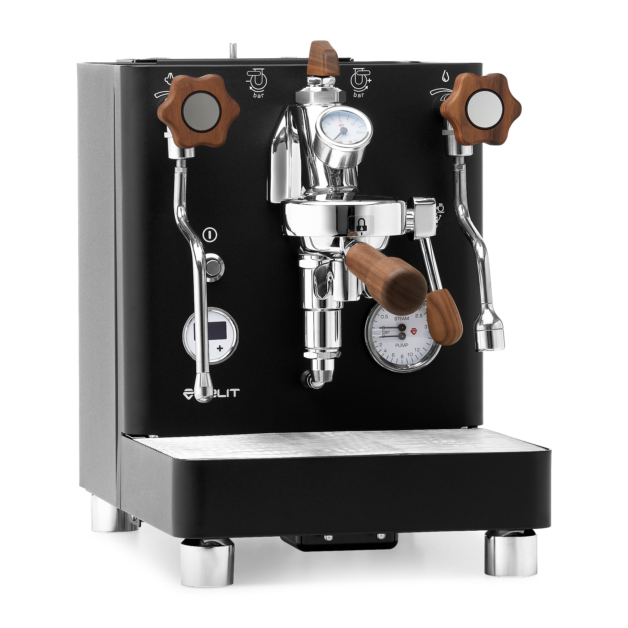 Lelit Bianca V3 Espresso Machine – Black / Walnut