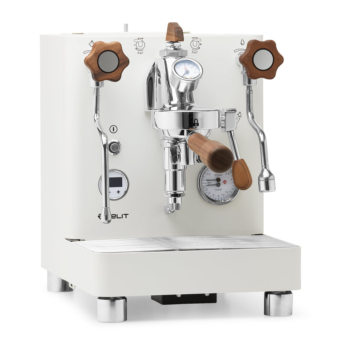 Lelit Bianca V3 Espresso Machine – White / Walnut