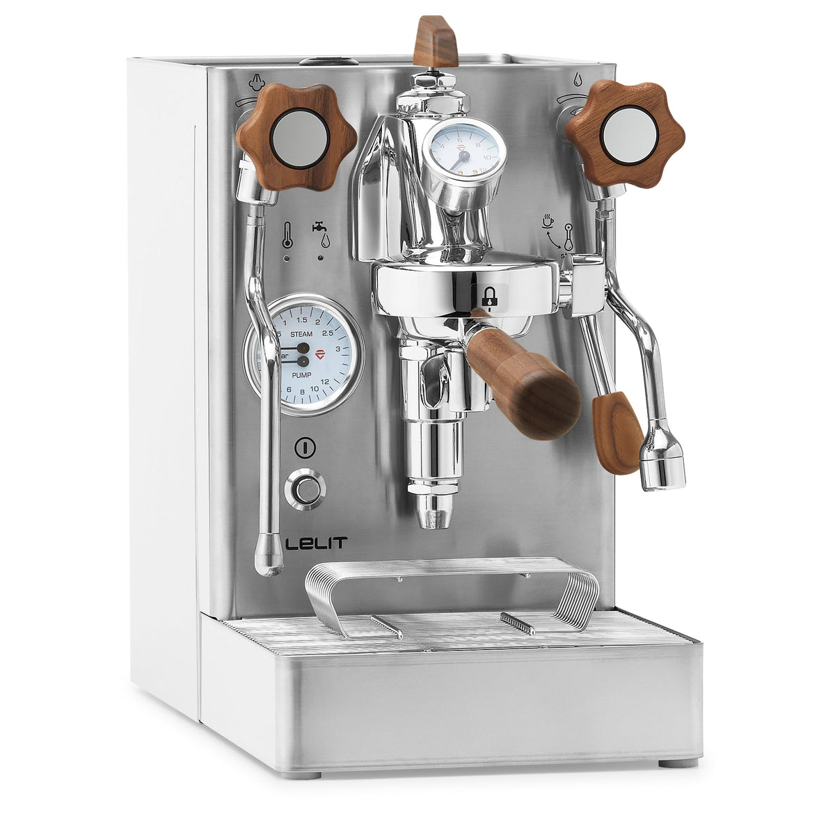 Lelit Mara X Heat Exchanger Espresso Machine – Stainless / Walnut / Flow Paddle