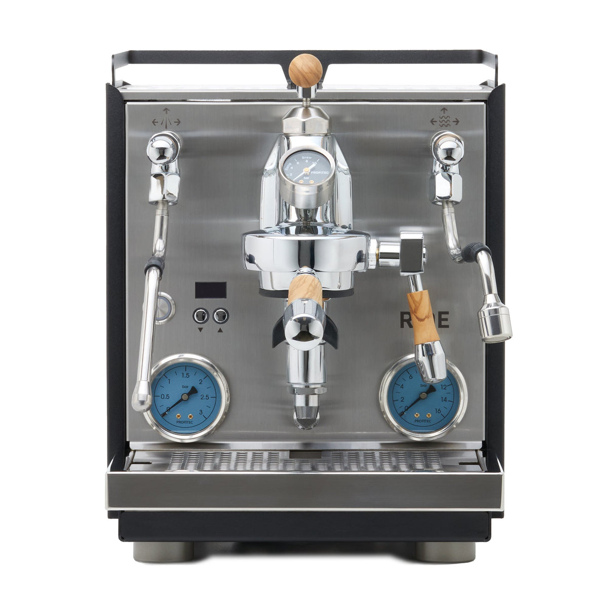 Profitec RIDE Espresso Machine – Joystick / Elegant Olive Wood / Flow Control