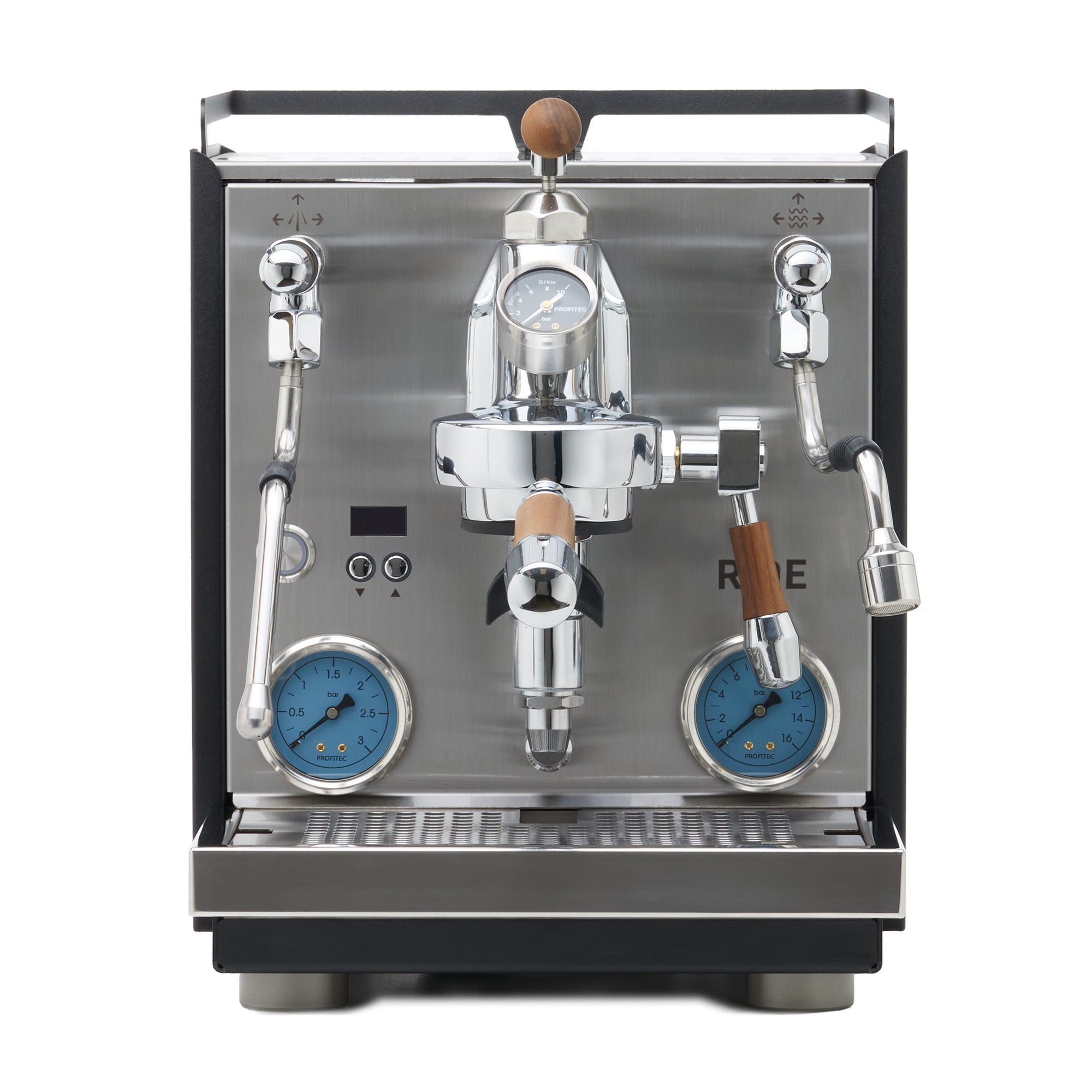 Profitec RIDE Espresso Machine – Joystick / Elegant Walnut / Flow Control