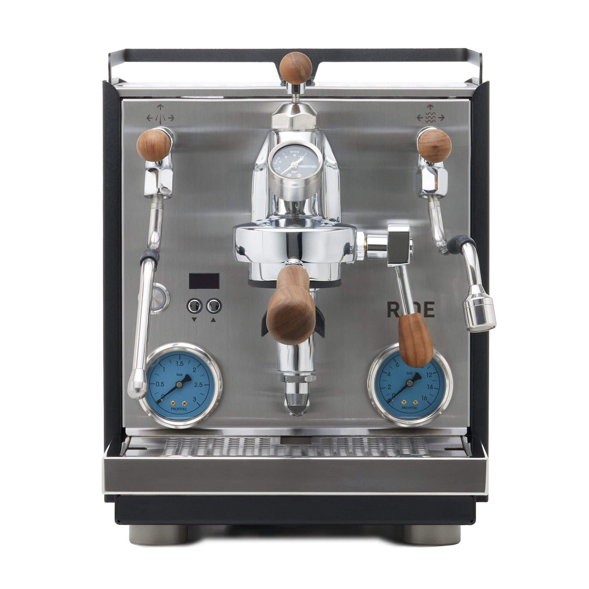 Profitec RIDE Espresso Machine – Joystick / Walnut / Flow Control