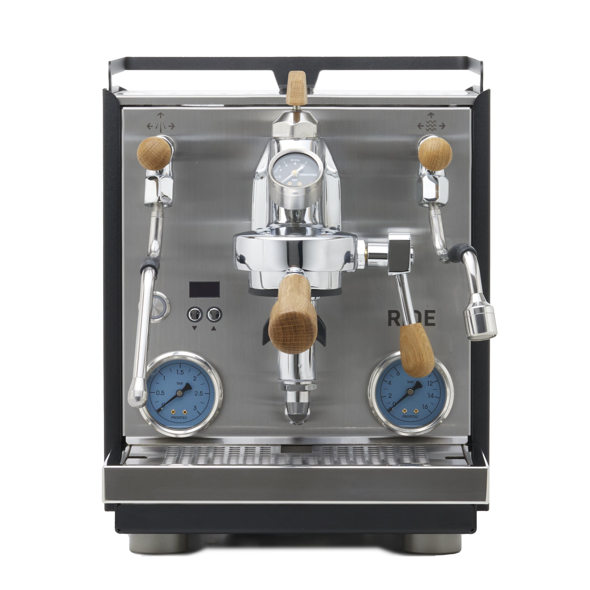 Profitec RIDE Espresso Machine – Joystick / Olive Wood / Flow Paddle
