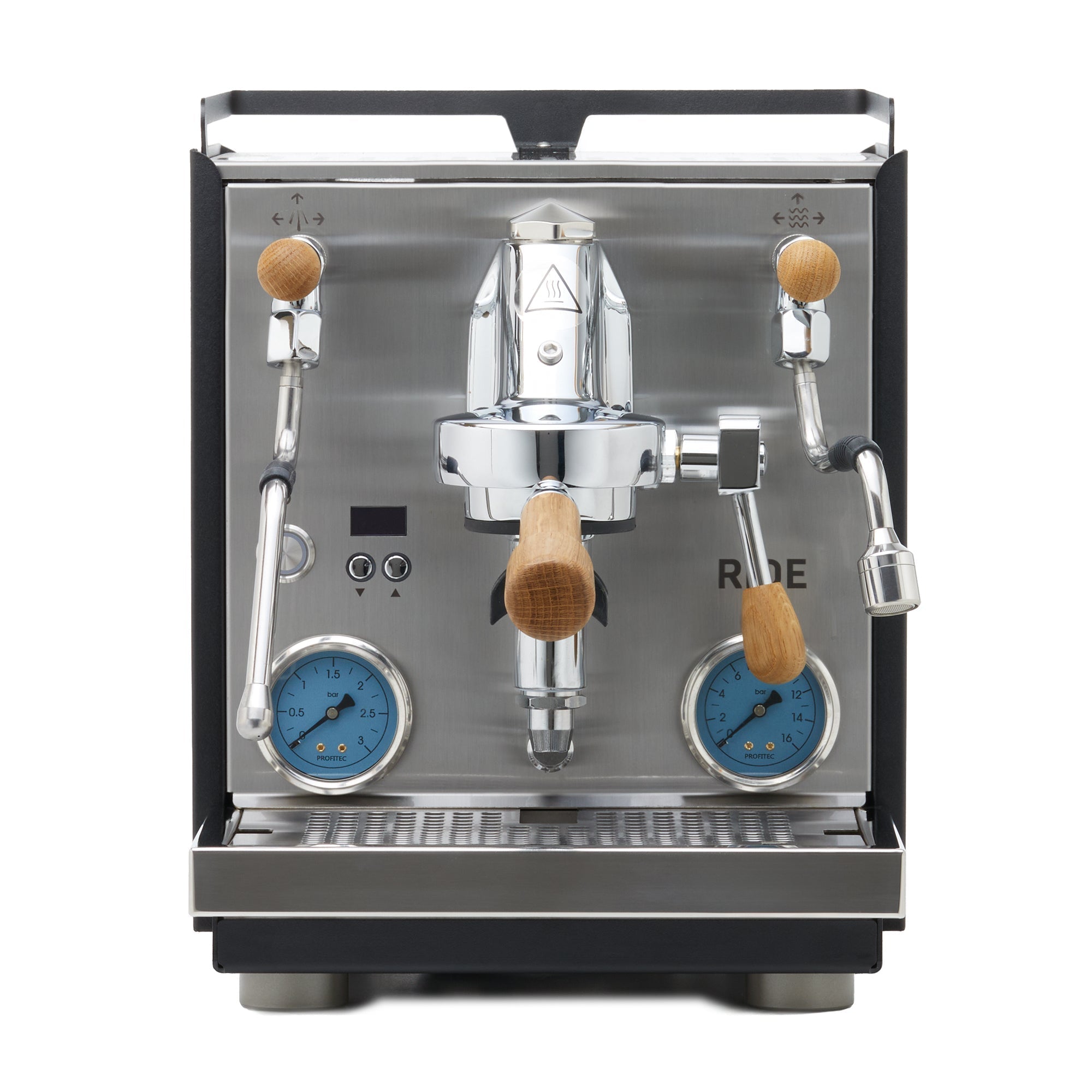 Profitec RIDE Espresso Machine – Joystick / Olive Wood / No Flow Control