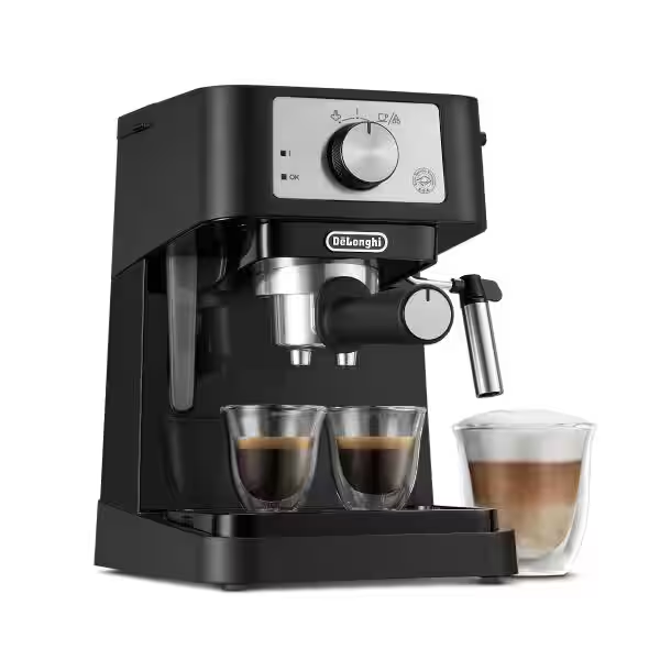 Delonghi EC260.BK Stilosa Traditional Barista Pump Manual Espresso Coffee Machine Black – image 2 of 6